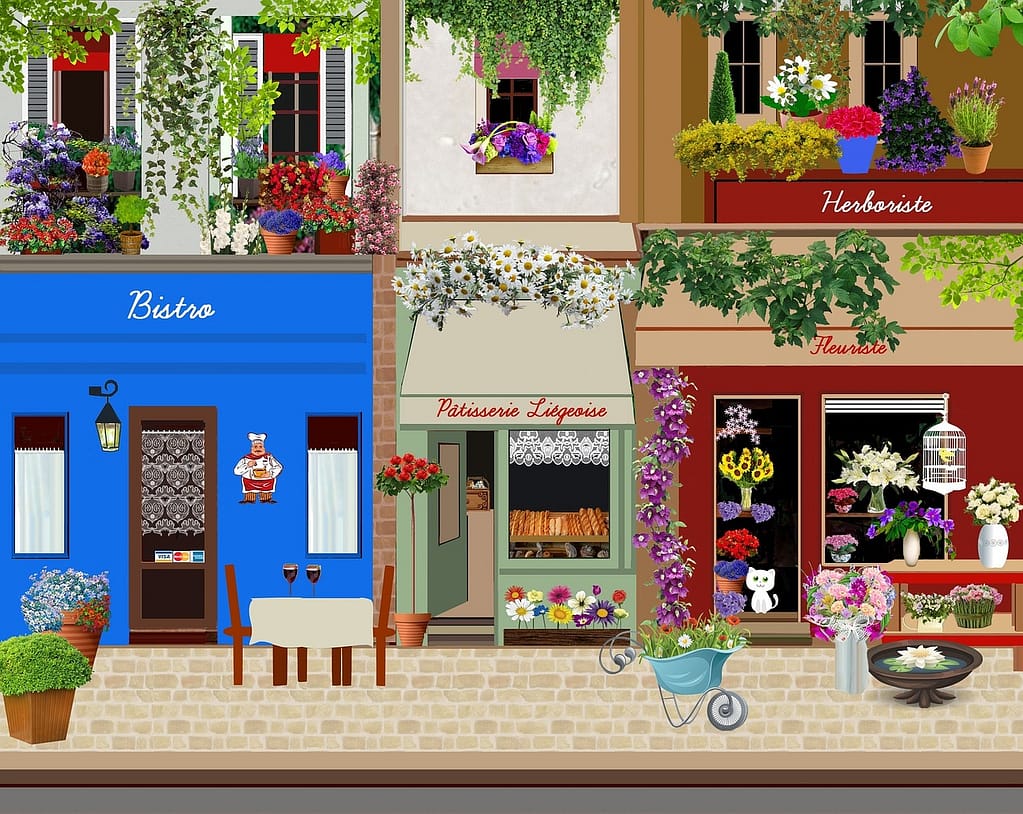Vetrine, Decorate